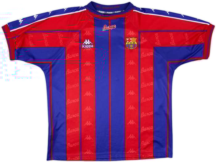 1997-98 Barcelona Home Shirt - 9/10 - (L)