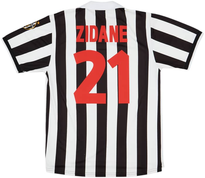1998-99 Juventus Home Shirt Zidane #21 - 7/10 - (L)