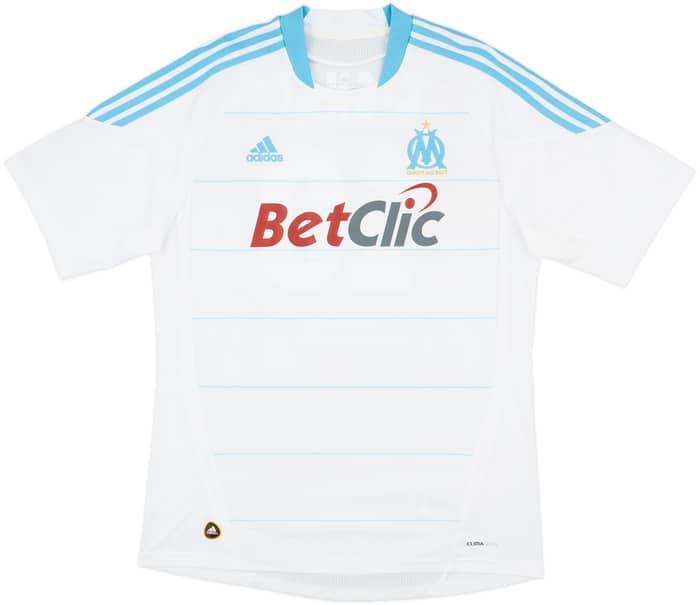 2010-11 Olympique Marseille Home Shirt Gignac #10 - 10/10 - (L)
