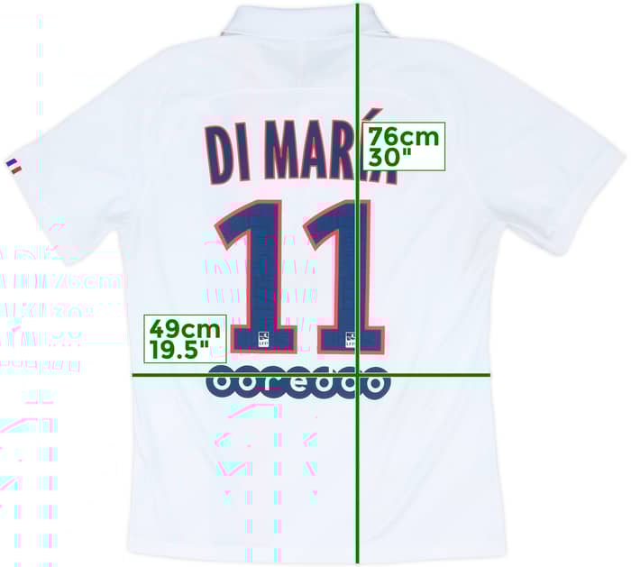 2019-20 Paris Saint-Germain Authentic Third Shirt Di Maria #11 - 7/10 - (M)