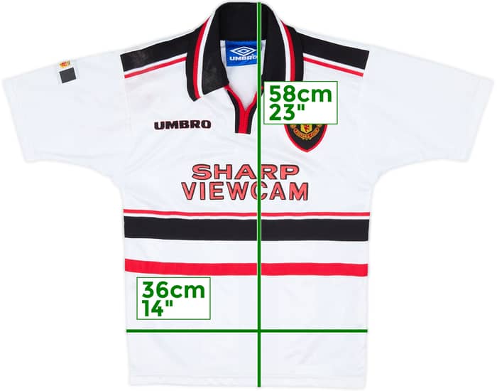 1997-99 Manchester United Away Shirt - 7/10 - (6-7 Years)