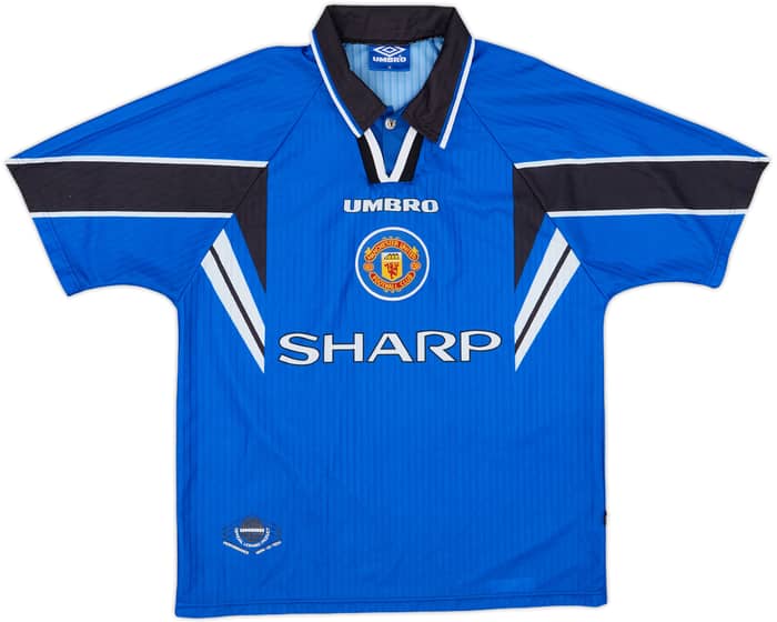 1996-98 Manchester United Third Shirt Cantona #7 - 8/10 - (M)