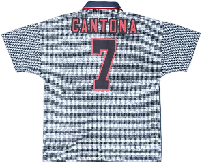 1995-96 Manchester United Away Shirt Cantona #7 - 9/10 - (L)