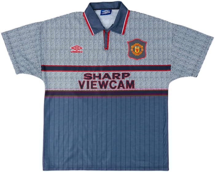 1995-96 Manchester United Away Shirt Cantona #7 - 9/10 - (L)