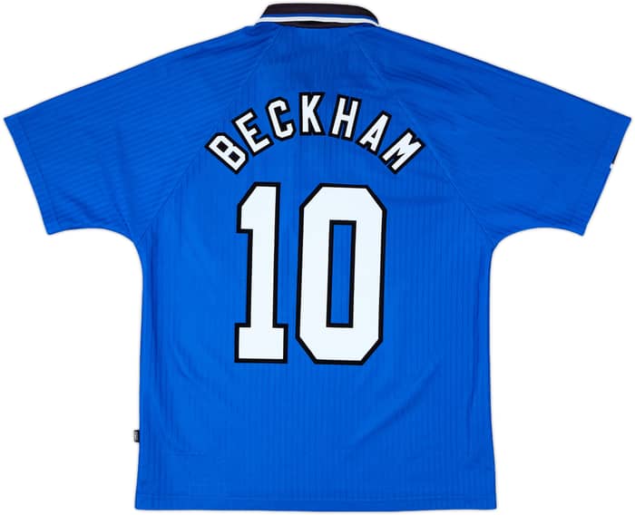 1996-98 Manchester United Third Shirt Beckham #10 - 9/10 - (M)