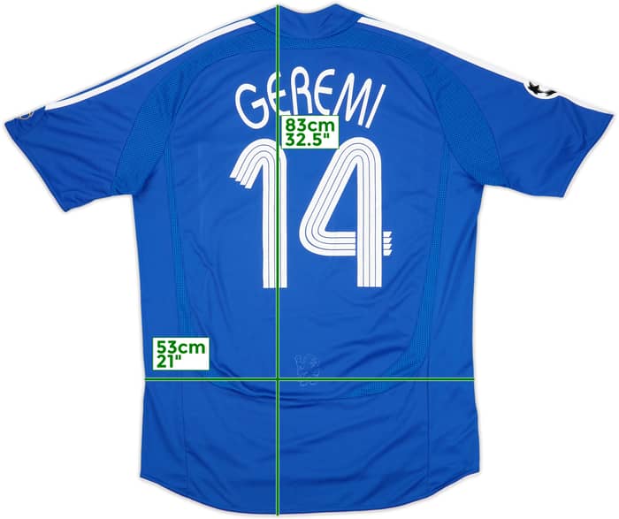 2006-08 Chelsea Home Shirt Geremi #14 - 6/10 - (L)