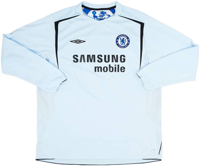 2005-06 Chelsea Away L/S Shirt Drogba #15 - 10/10 - (XXL)