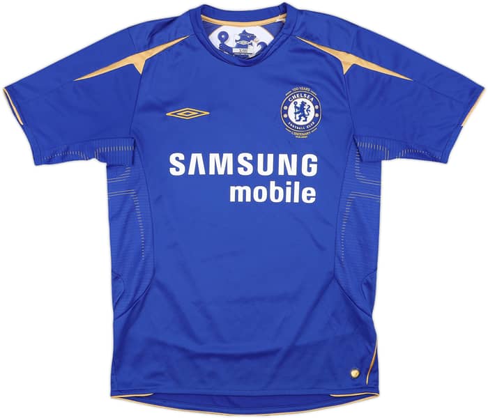 2005-06 Chelsea Centenary Home Shirt Makelele #4 - 9/10 - (S)