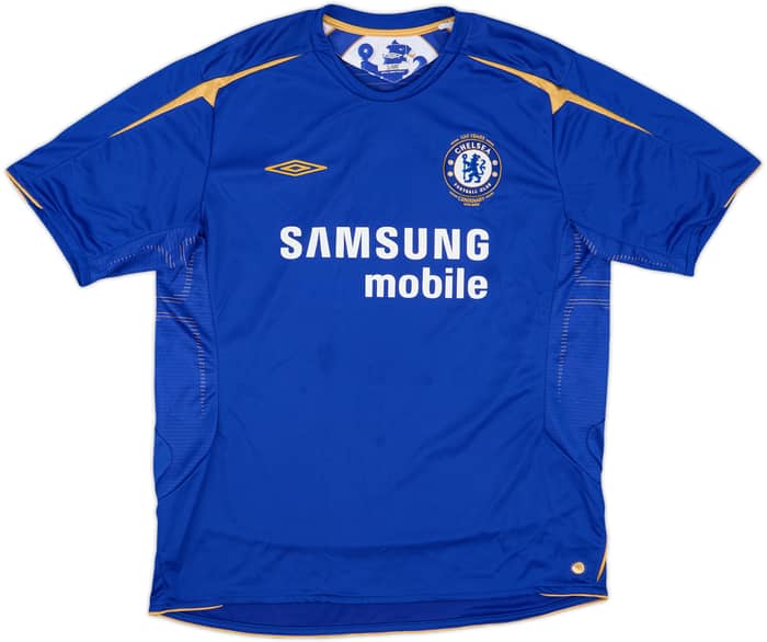 2005-06 Chelsea Centenary Home Shirt Makelele #4 - 9/10 - (XL)