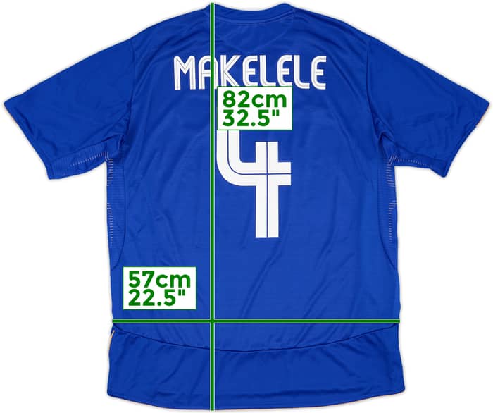 2005-06 Chelsea Centenary Home Shirt Makelele #4 - 9/10 - (XL)