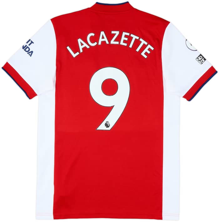2021-22 Arsenal Home Shirt Lacazette #9 - 9/10 - (M)