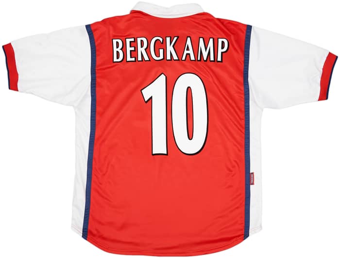 1998-99 Arsenal Home Shirt Bergkamp #10 - 8/10 - (L)
