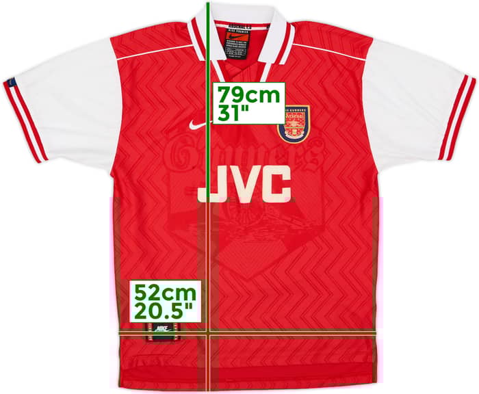 1996-98 Arsenal Home Shirt - 5/10 - (L)