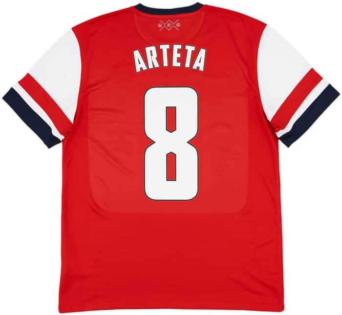 2012-14 Arsenal Home Shirt Arteta #8 - 7/10 - (L)