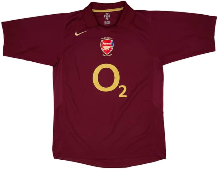 2005-06 Arsenal Home Shirt Henry #14 - 9/10 - (L)