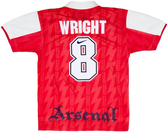 1994-96 Arsenal Home Shirt Wright #8 - 6/10 - (M)