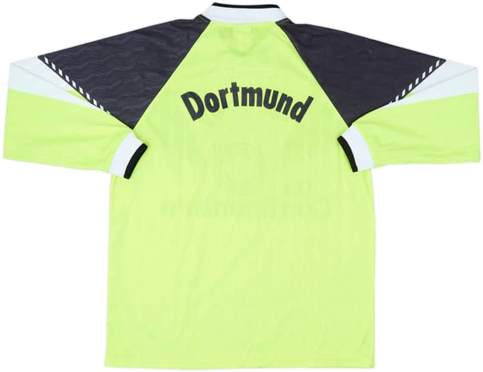 1990-91 Borussia Dortmund Home L/S Shirt - 8/10 - (L)