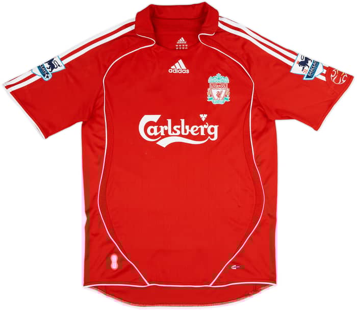 2006-08 Liverpool Home Shirt Alonso #14 - 6/10 - (M)