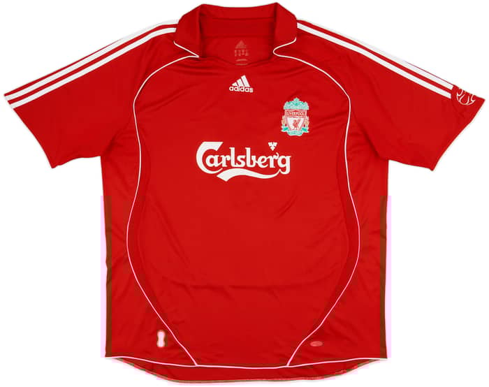 2006-08 Liverpool Home Shirt Gerrard #8 - 6/10 - (XXL)