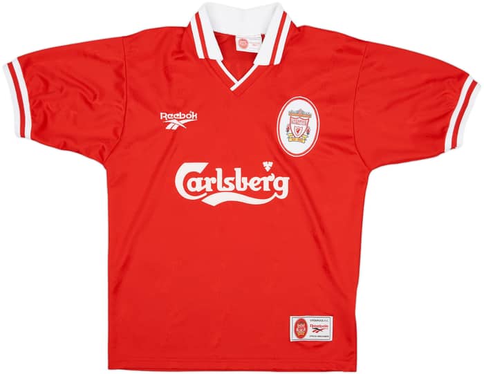 1996-98 Liverpool Home Shirt Fowler #9 - 9/10 - (S)