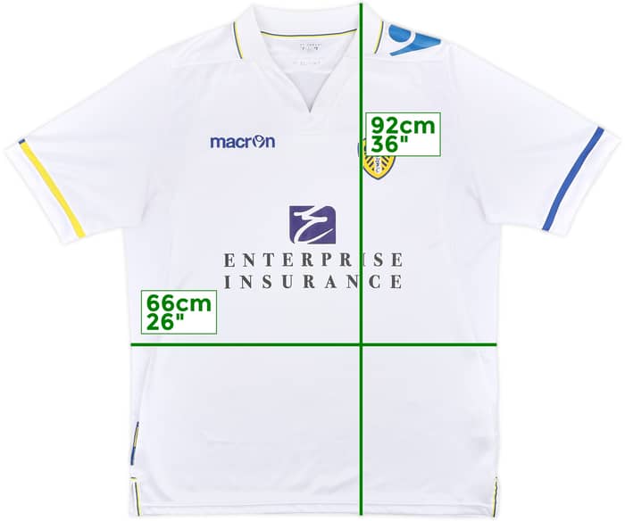 2011-12 Leeds United Home Shirt - 8/10 - (L)