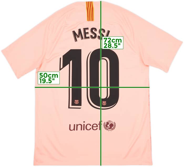 2018-19 Barcelona Third Shirt Messi #10 - 10/10 - (M)