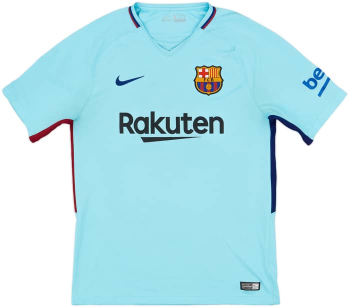 2017-18 Barcelona Away Shirt Suarez #9 - 8/10 - (M)