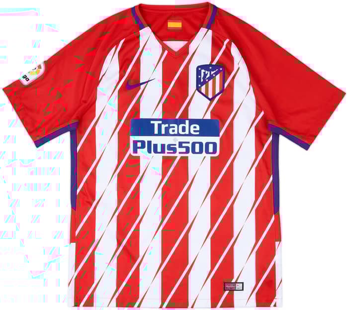2017-18 Atletico Madrid Home Shirt Gameiro #21 - 9/10 - (M)