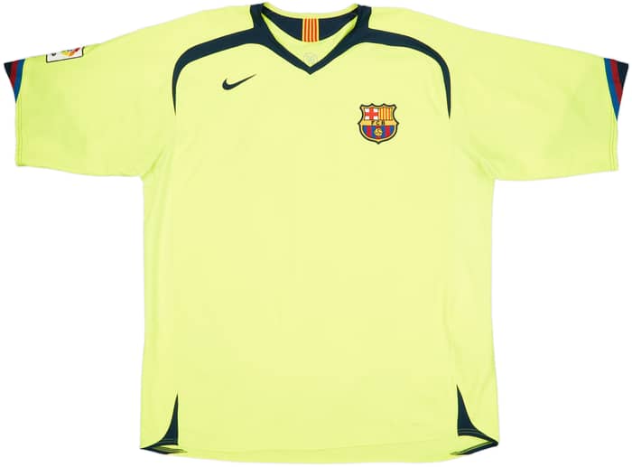 2005-06 Barcelona Away Shirt Ronaldinho #10 - 8/10 - (XXL)