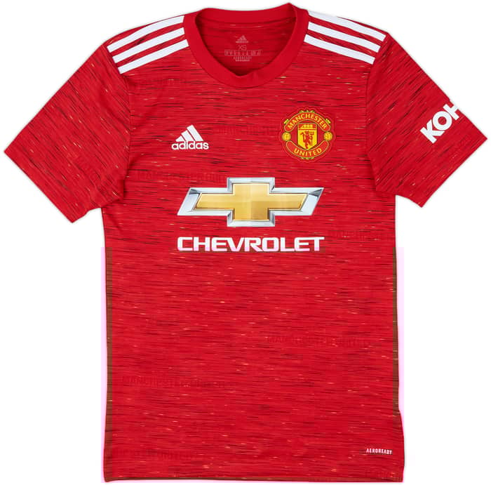 2020-21 Manchester United Home Shirt Cavani #7 - 9/10 - (XS)