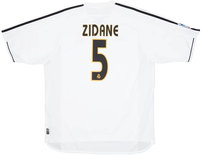 2003-04 Real Madrid Home Shirt Zidane #5 - 10/10 - (XL)