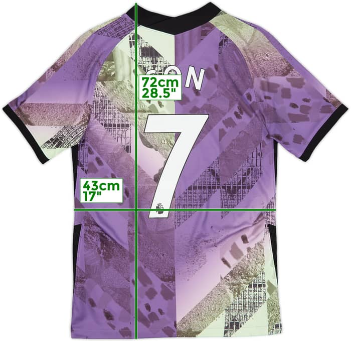 2021-22 Tottenham Third Shirt Son #7 - 8/10 - (S)