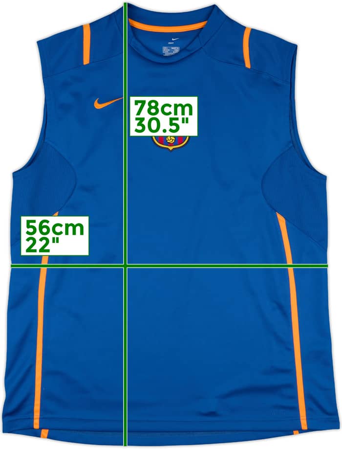 2006-07 Barcelona Nike Training Vest - 10/10 - (L)
