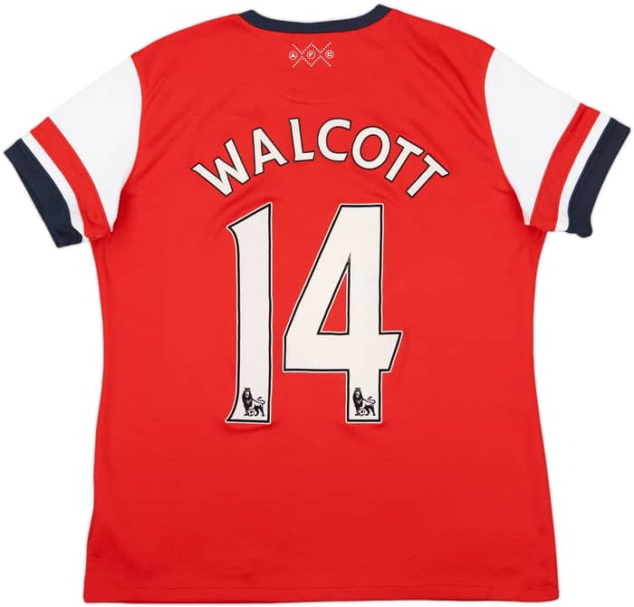 201-14 Arsenal Home Shirt Walcott #14 (Women's L)