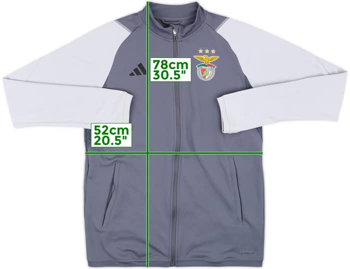 2023-24 Benfica adidas Track Jacket - 8/10 - (M)