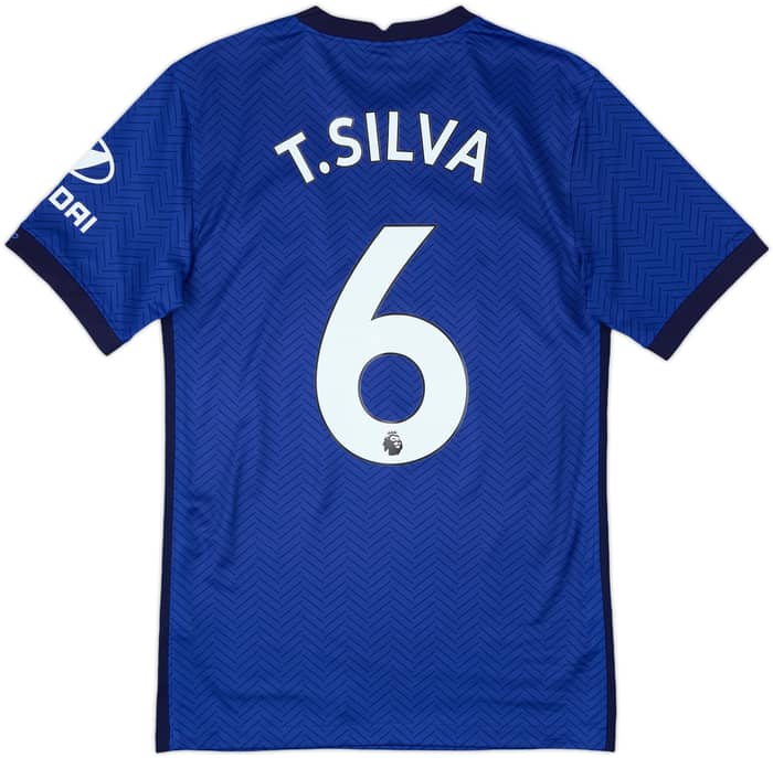 2020-21 Chelsea Home Shirt T.Silva #6 - 9/10 - (XS)