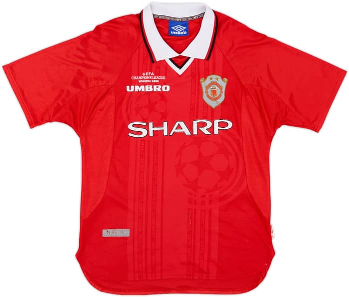 1999-00 Manchester United 'CL Winners' Shirt Beckham #7 - 7/10 - (M)