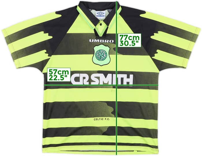 1996-97 Celtic Away Shirt - 5/10 - (XL)