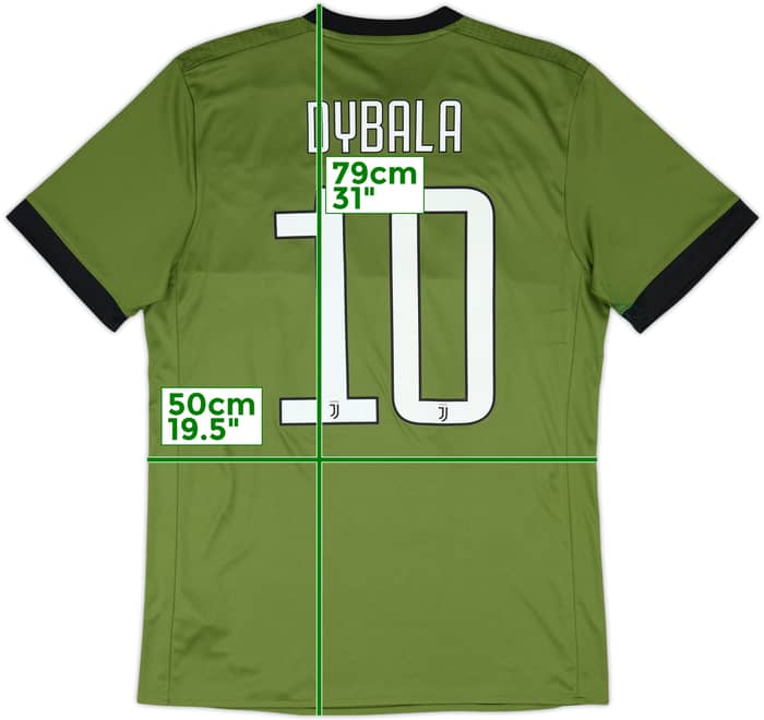2017-18 Juventus Third Shirt Dybala #10 - 7/10 - (M)