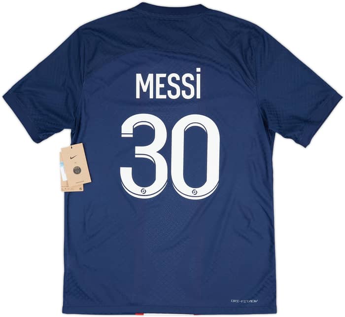 2022-23 Paris Saint-Germain Authentic Home Shirt Messi #30 (M)