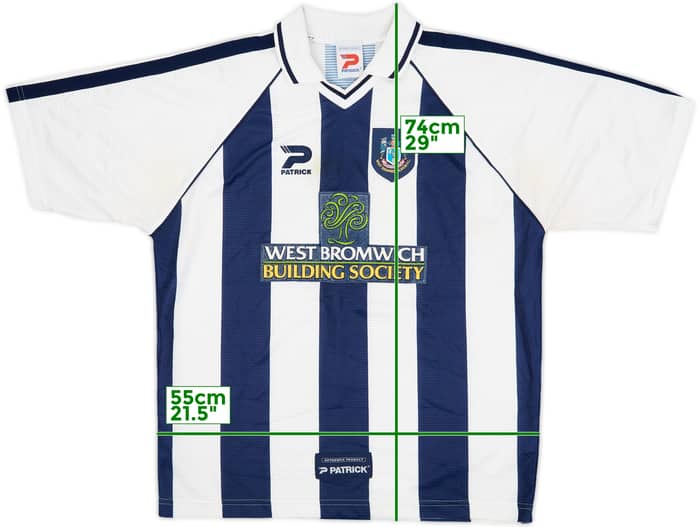 1998-00 West Brom Home Shirt - 8/10 - (L)