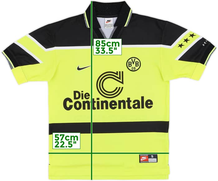 1997-98 Borussia Dortmund Home Shirt - 8/10 - (S)