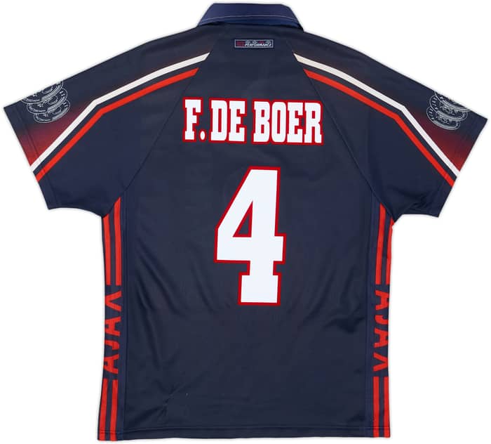 1997-98 Ajax Away Shirt F.De Boer #4 - 6/10 - (M)