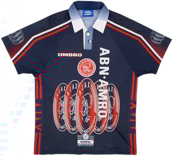 1997-98 Ajax Away Shirt F.De Boer #4 - 6/10 - (M)