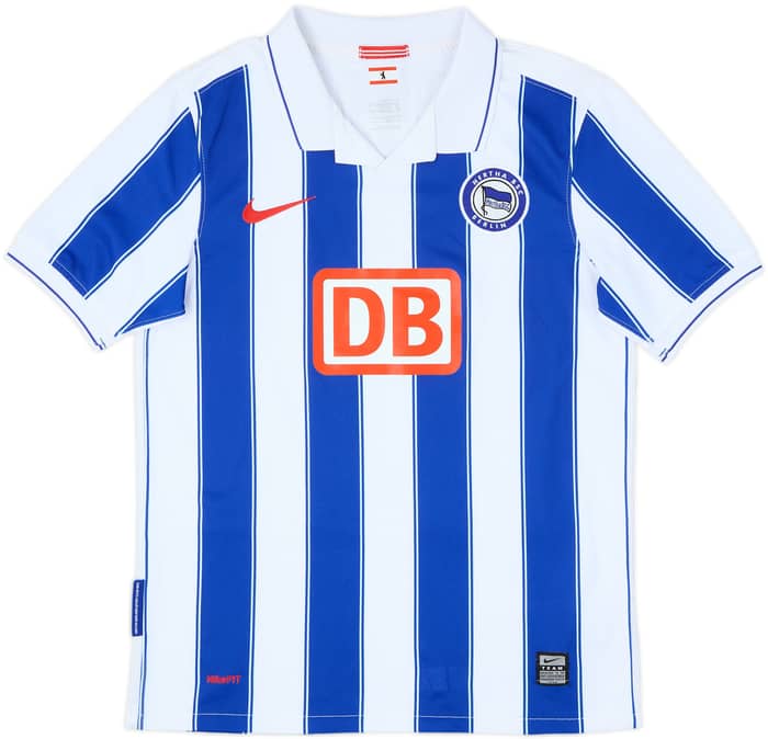 2009-10 Hertha Berlin Home Shirt - 6/10 - (L.Boys)