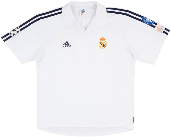 2002-03 Real Madrid Centenary Home Shirt Figo #10 - 6/10 - (M)