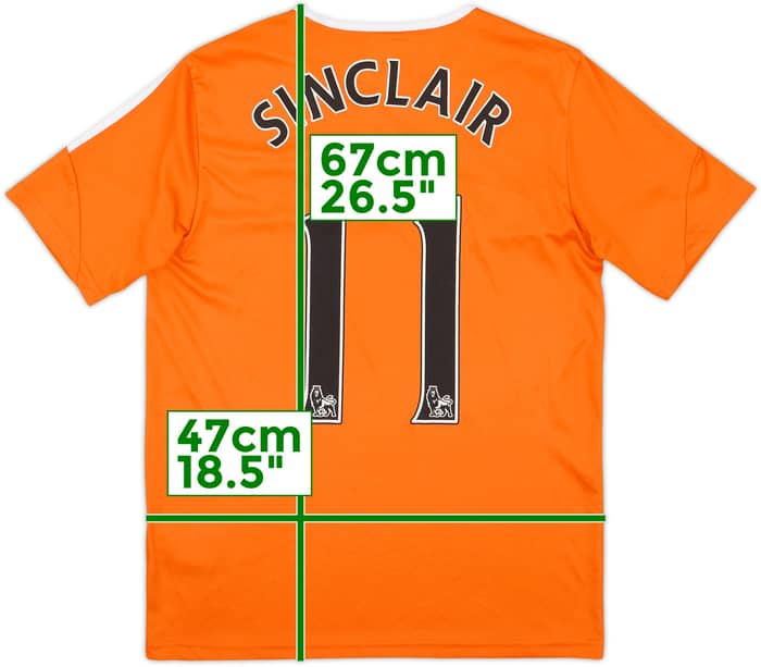 2011-12 Swansea Away Shirt Sinclair #11 - 8/10 - (XL.Boys)