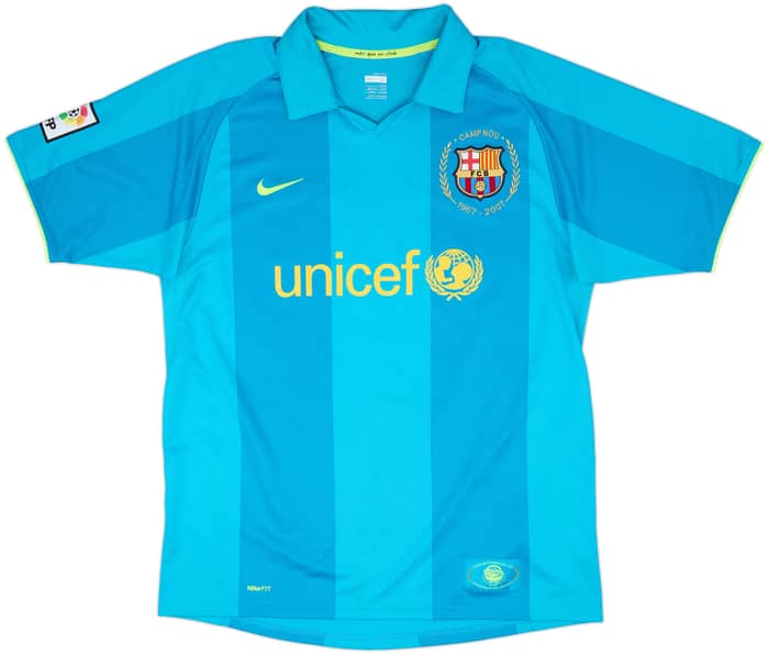 2007-09 Barcelona Away Shirt Ronaldinho #10 - 8/10 - (L)