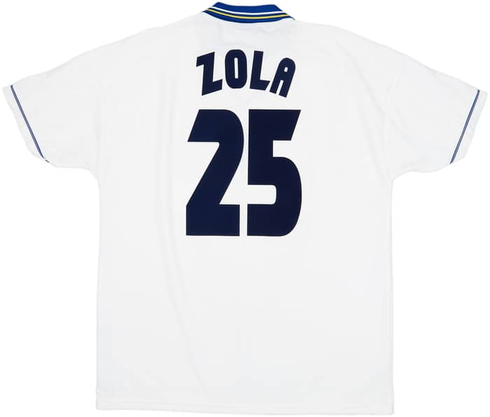 1998-00 Chelsea Away Shirt Zola #25 - 8/10 - (XL)