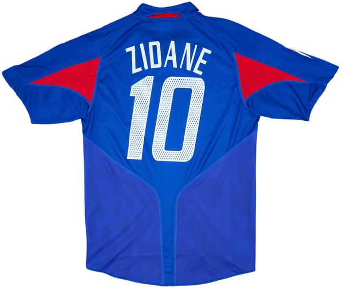 2004-06 France Home Shirt Zidane #10 - 8/10 - (M)